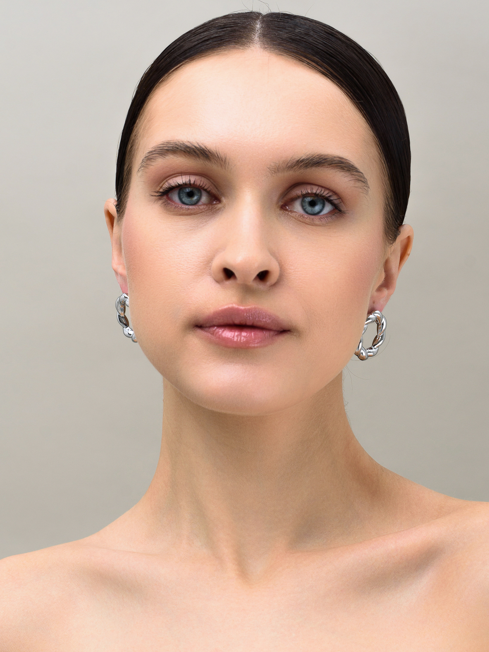 Серьги "Braid" Silver