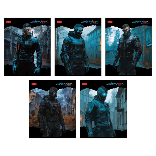 Тетрадь 48 л. клетка ХАТБЕР КиберПанк (89903)