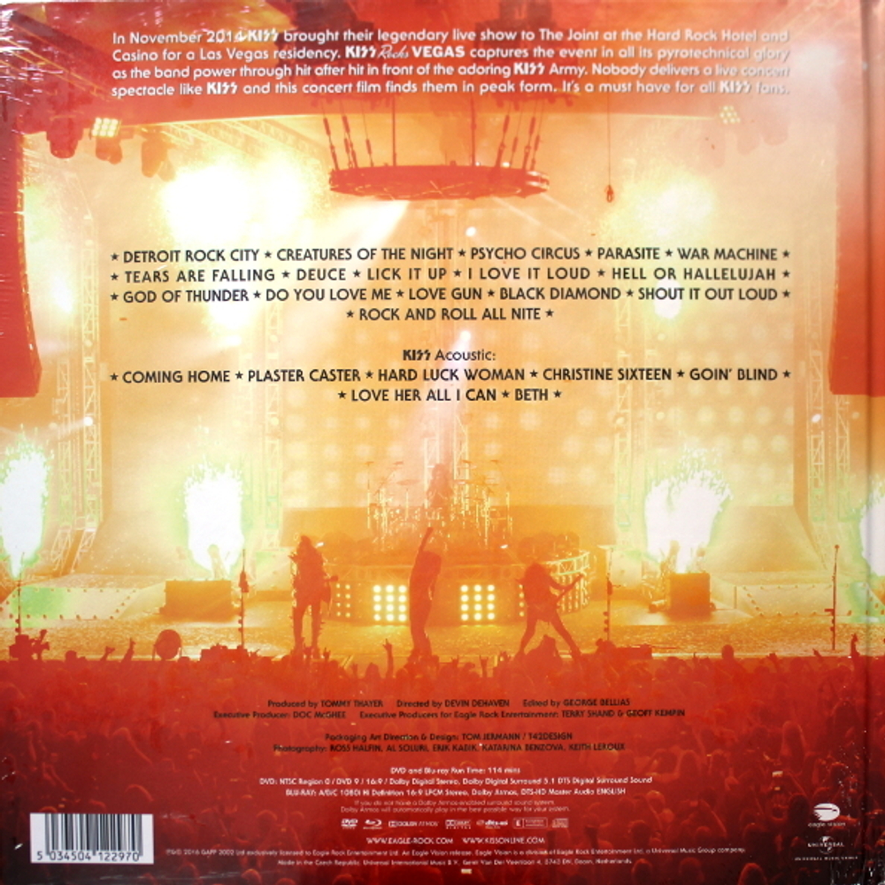 Kiss / Rocks Vegas (Deluxe Edition)(2CD+Blu-ray+DVD)