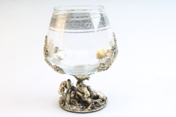 Набор из 2-х бокалов для коньяка "Три медведя" и "Охота на глухаря" (подарочный футляр)