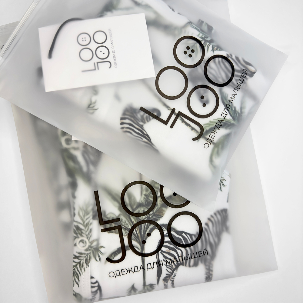 Боди с коротким рукавом LooJoo Зебры