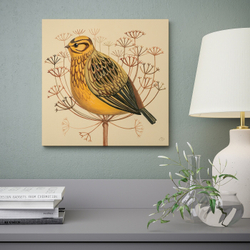 IKEA PJÄTTERYD  (ИКЕА ПЙÄТТЕРЙД)  -  Изображение, камышовая птица, 40x40 см