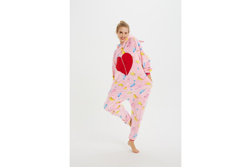 Кигуруми для детей FunFur Единорог Пегас Сердце M
