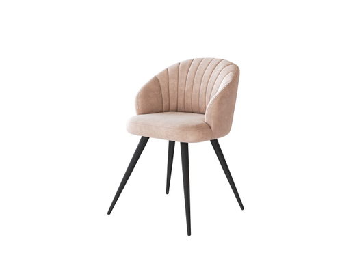 Стул Зефир 4к.Белый  /Велюр Velutto 30