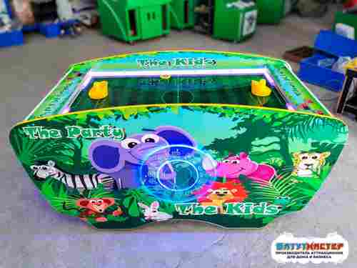 Детский аэрохоккей «Джунгли» в тематике животных, 145×70×85 см