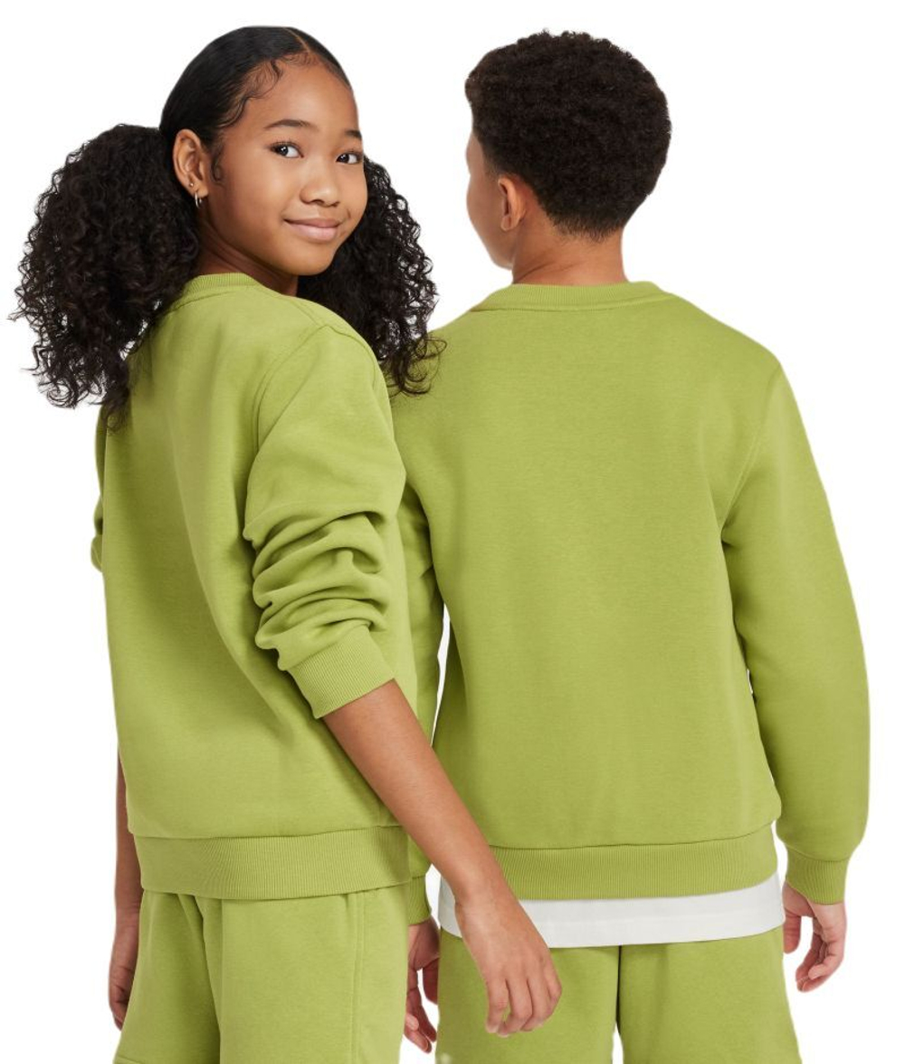 Кофта для девочки теннисная  Nike Kids Sportswear Club Fleece Hoodie - pear/white