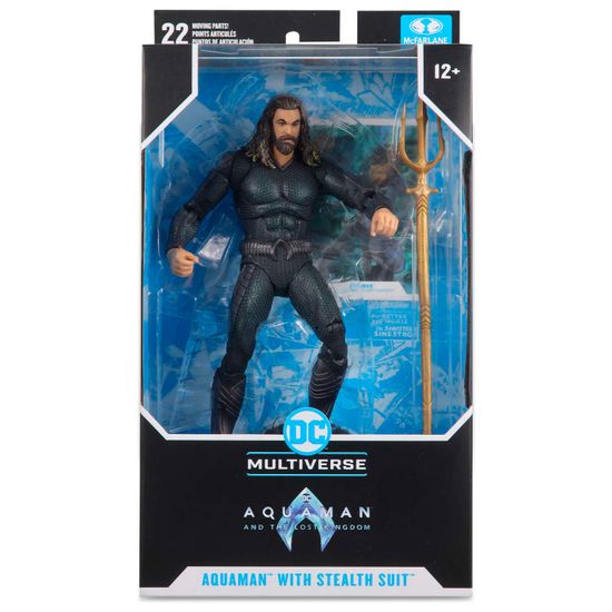 Фигурка McFarlane DC Multiverse Aquaman and the Lost Kingdom Aquaman with Stealth Suit, 18 см / Фигурка по мотивам фильма "Аквамен и потерянное царство", Аквамен