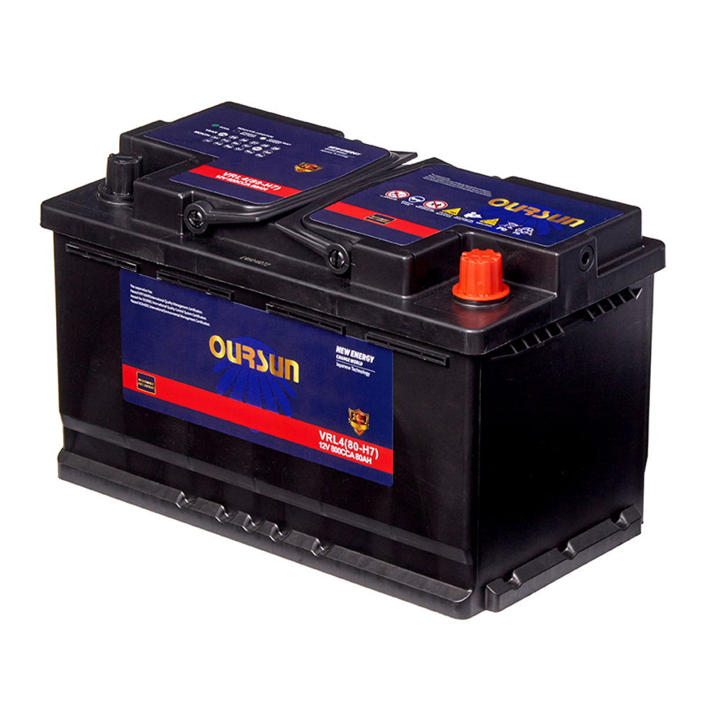 Аккумулятор OURSUN DIN AGM VRL4 (80-H7) VRL480H7