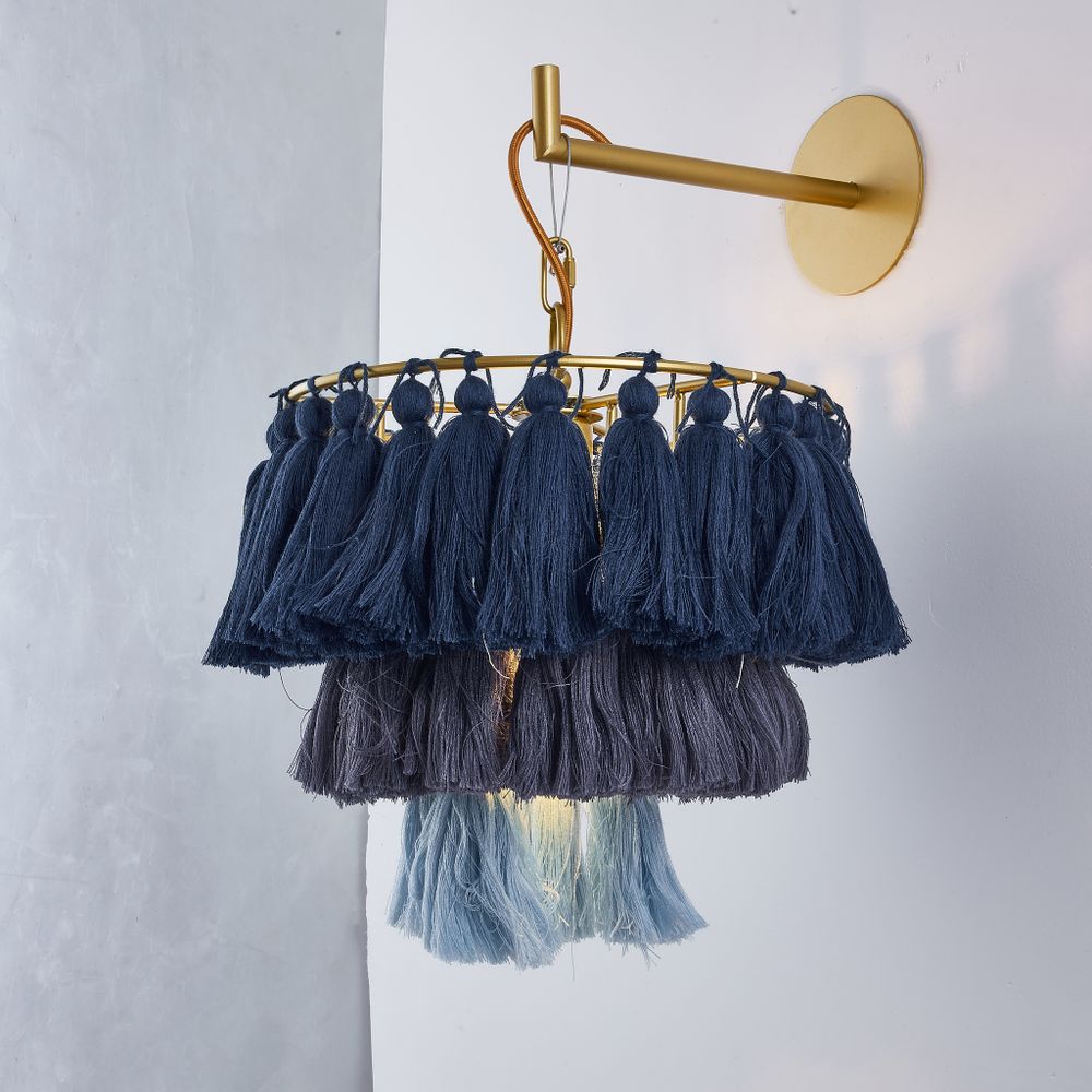 Настенный Светильник Tassel Wall Синий Градиент By Imperiumloft