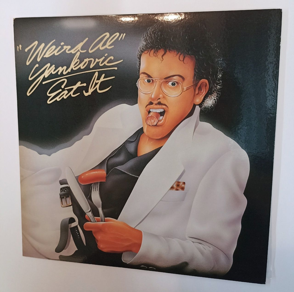 Винтажная виниловая пластинка LP Weird Al Yankovic Eat It (Japan 1985)