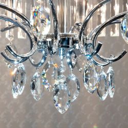 Citilux Инга CL335181 Люстра подвесная хрустальная Хром