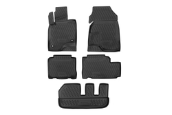 Коврики в салон для CHEVROLET Captiva (Ir, Ir2, Ir3), 2011-2018, 5 шт. (полиуретан) CARCHV00019