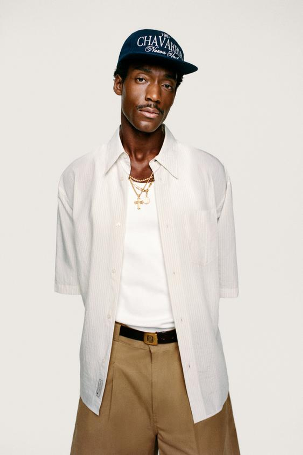 ZARA X WILLY CHAVARRIA РУБАШКА В ПОЛОСКУ ОВЕРСАЙЗ, ПОЛОСКИ