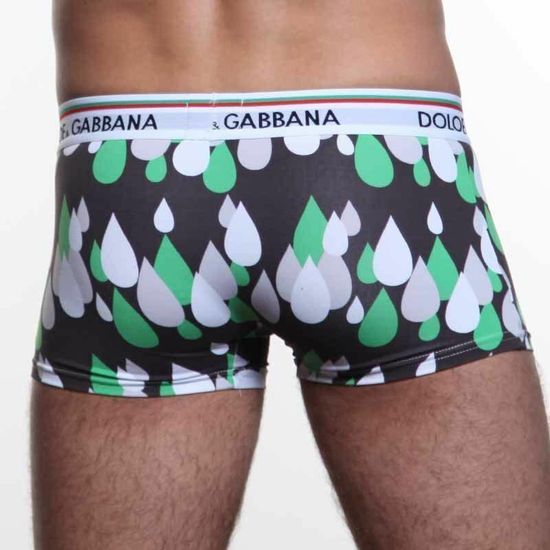 Мужские трусы боксеры зеленые Doloe&Gabbana