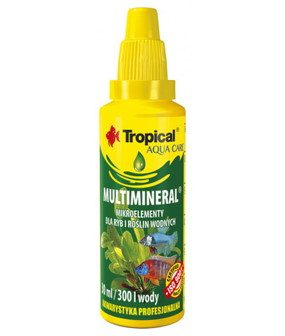 Препарат "Tropical" Multimineral  30мл на 300л обогащает воду необходимыми микроэлементами