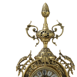 Bello De Bronze Каминные часы с канделябрами "Пинья"