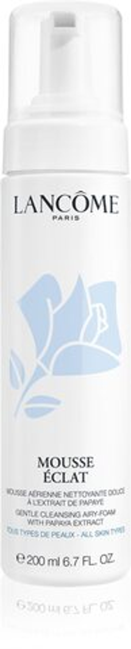Lancome Mousse Éclat - нежная очищающая пенка с папайей /   200  ml  / GTIN 3605530741385