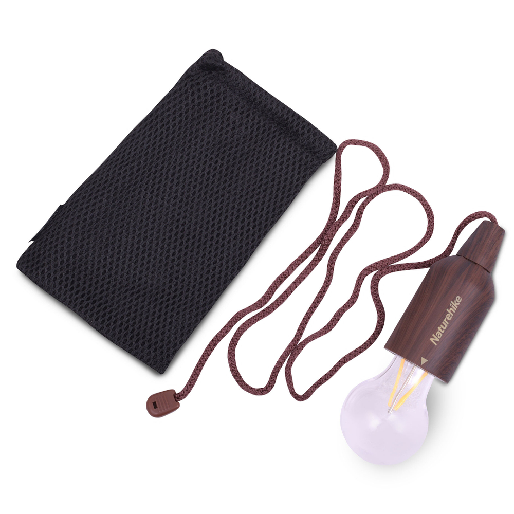 Лампочка Naturehike NH21ZM002 (Wood grain bubble lamp-dry battery type)