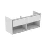 Тумба под раковину Ideal Standard CONNECT AIR 120, с открытым пространством для хранения, серый (E0829EQ)