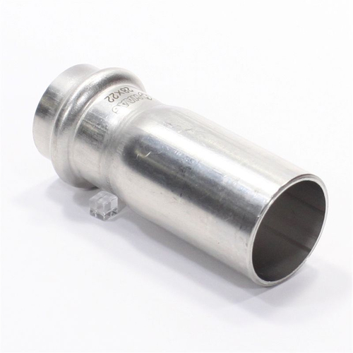 Редукционная вставка 22-28, WAAG Heavy Inox, пресс-труба, сталь нержавеющая