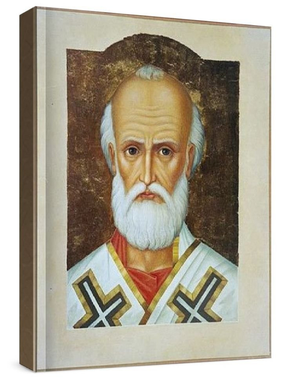 Николай Чудотворец (рукописная икона)