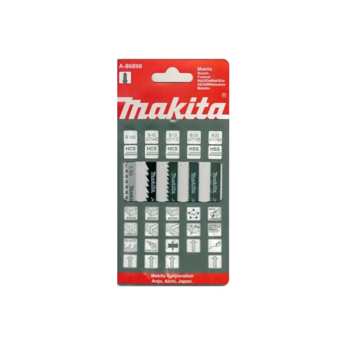 Универсальный набор пилок для лобзика Makita A-86898
