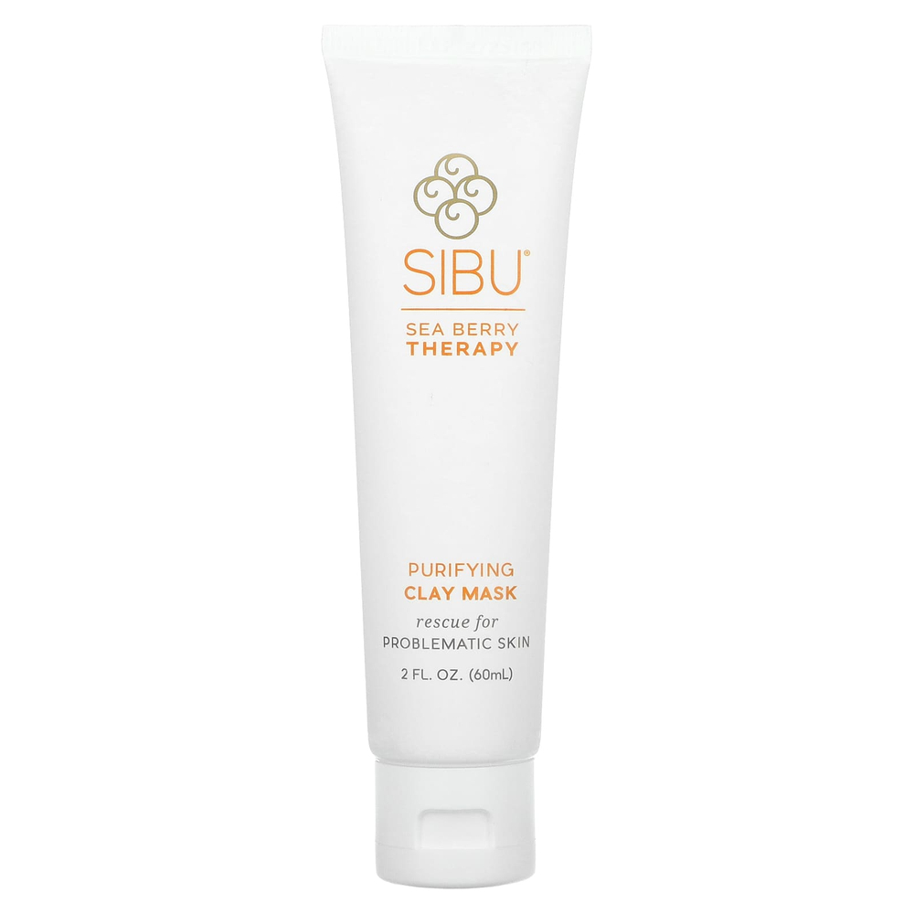Sibu Beauty, Sea Berry Therapy, очищающая маска из глины, 60 мл (2 жидк. унц.)