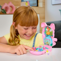 Polly Pocket - Чаепитие с кроликом Компактный набор + кукла + аксессуары JCR40