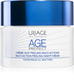 Uriage Age Protect Multi-Action Peeling Night Cream - мультиактивный ночной крем-пилинг /   50  ml  / GTIN 3661434006456