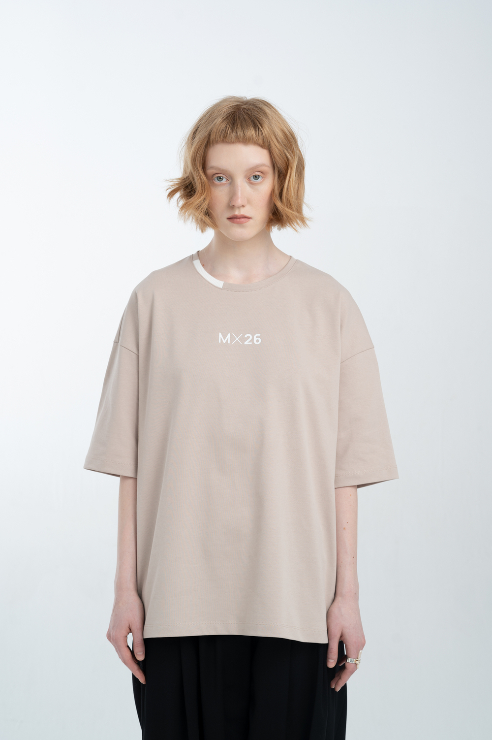 Футболка oversize из плотного трикотажа