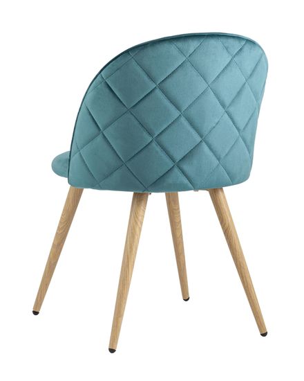Стул Лион велюр с ромбами аквамарин 4 шт
