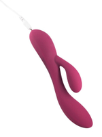 Фиолетовый перезаряжаемый вибратор-кролик Rio - 20 см.