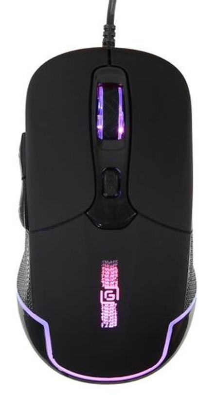 Мышь Оклик 965G RACER черный оптическая (2400dpi) USB (6but)