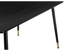 Обеденная группа Нолд black / dirty oak / beige