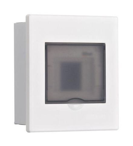 Корпус встраиваемый дв. 1 ряд 4 мод. IP41 ЩРВ-М прозр. DEKraft 31070DEK