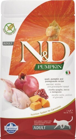Сухой корм Farmina N&D Pumpkin Cat Adult беззерновой с перепелом и тыквой для кошек 1,5 кг