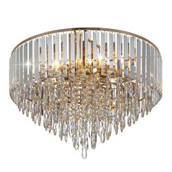 Citilux LEONNA CL320192 Люстра хрустальная Золото