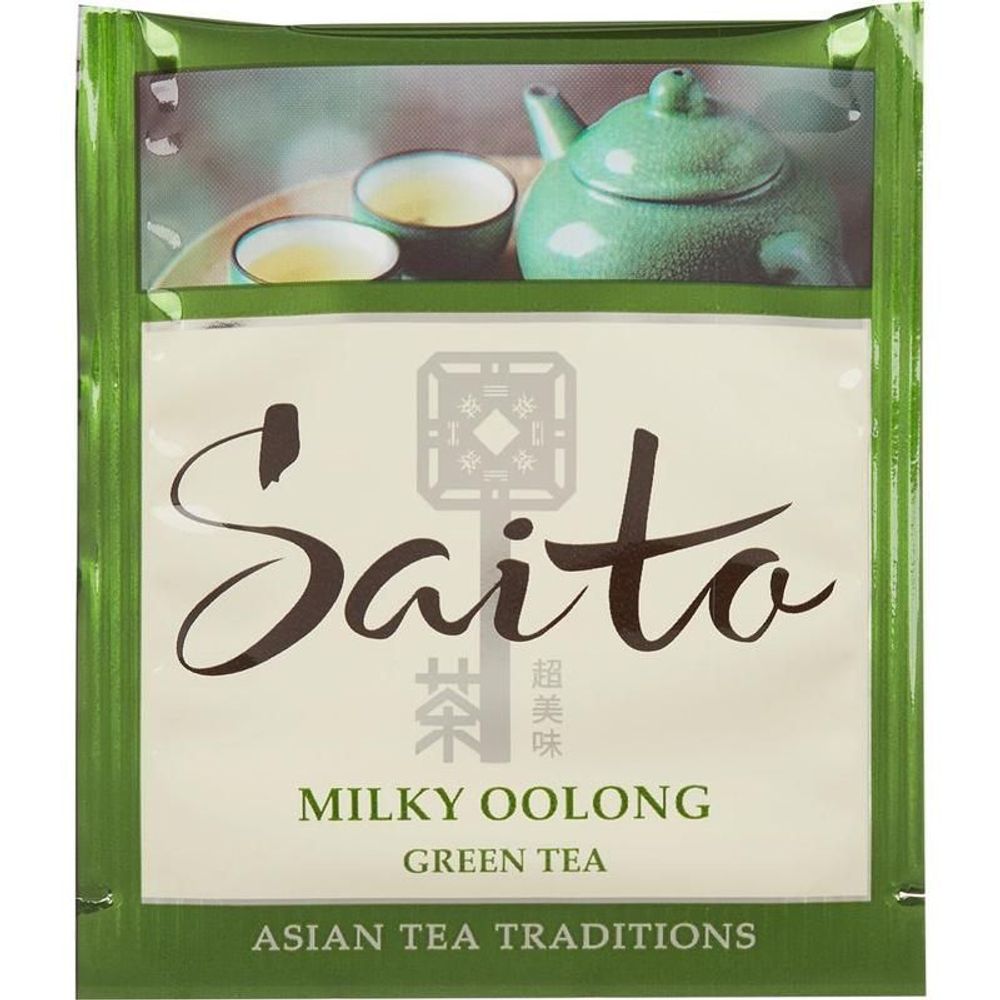 Чай улун Saito Milky oolong в пакетиках, 25 шт