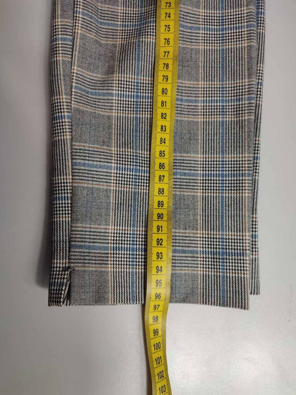 Брюки Zara в стильную клетку, маркировка S, визуально на 44 размер