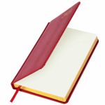 Ежедневник датированный 2025, А5, 138x213 мм, BRAUBERG "Iguana", под кожу, красный, 115780