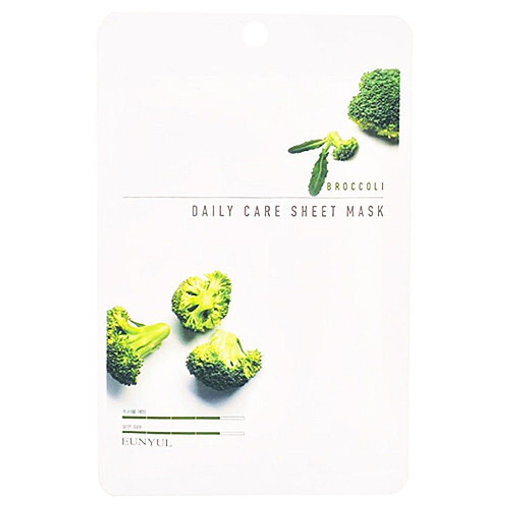 Маска тканевая с экстрактом брокколи Eunyul Broccoli daily care sheet mask, 22 г