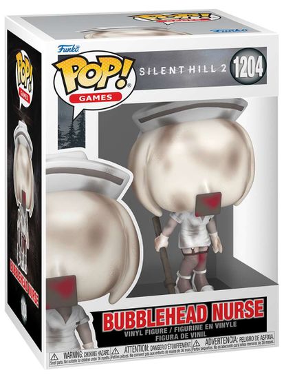 Фигурка Funko POP! Games Silent Hill 2 Bubblehead Nurse (1204) 90709 / Фигурка Фанко ПОП! по мотивам игры "Сайлент Хилл 2", Пузыреголовая медсестра
