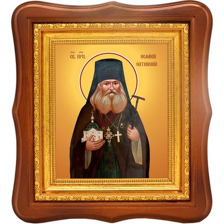 Исаакий I (Антимонов) Оптинский преподобный. Икона на холсте.