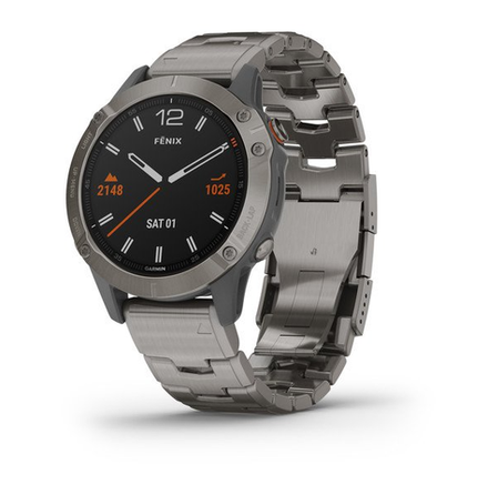 Умные часы Garmin Fenix 6 Sapphire Titanium 010-02158-23