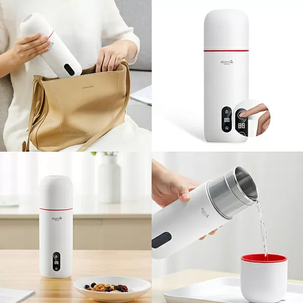 Термос Deerma Electric Hot Water Cup (DEM-DR035S) белый
