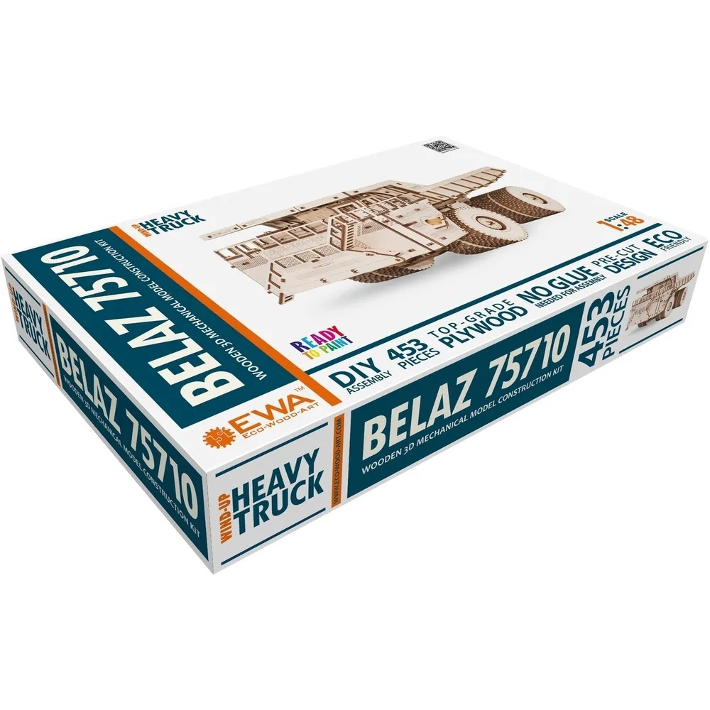 Деревянный механический конструктор БелАЗ 75710» (EWA)