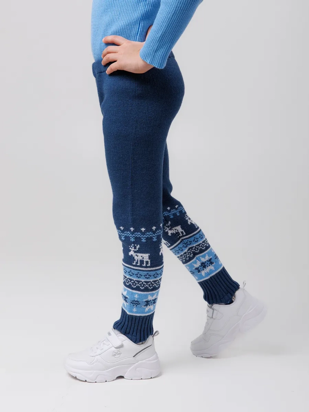 Рейтузы вязаные с орнаментом