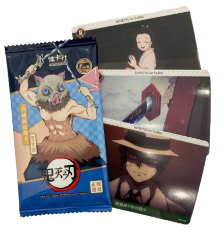 Бустер коллекционных карточек Demon Slayer (категория B) Blue box