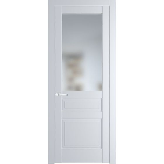Межкомнатная дверь эмаль Profil Doors 3.5.3PD вайт остеклённая