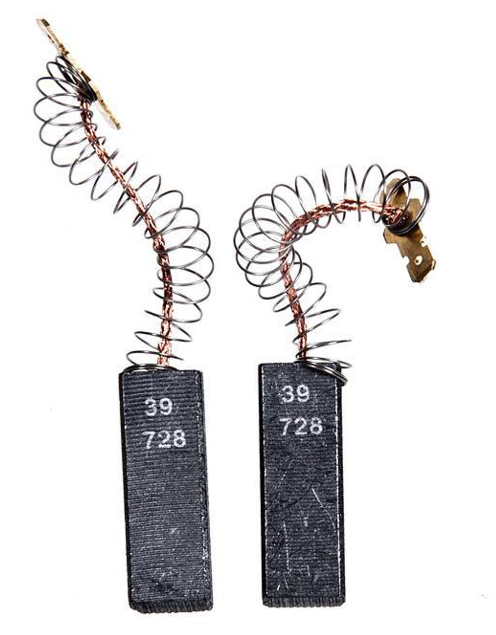 Щетки двигателя стиральной машины Bosch Maxx 5х12,5х36 с пружиной и клеммой (2шт) 154740, CAR013UN, CAR002UN, G130, 54BS003, G130A, 481281719397